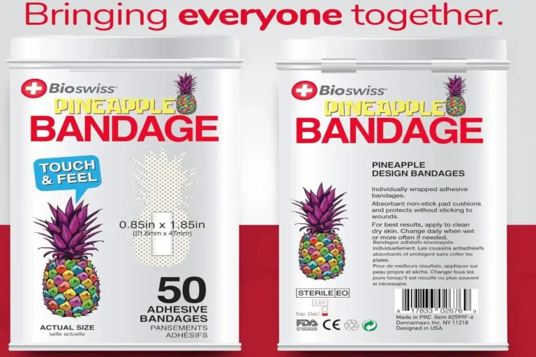 Pineapple Shaped Self Adhesive Bandages