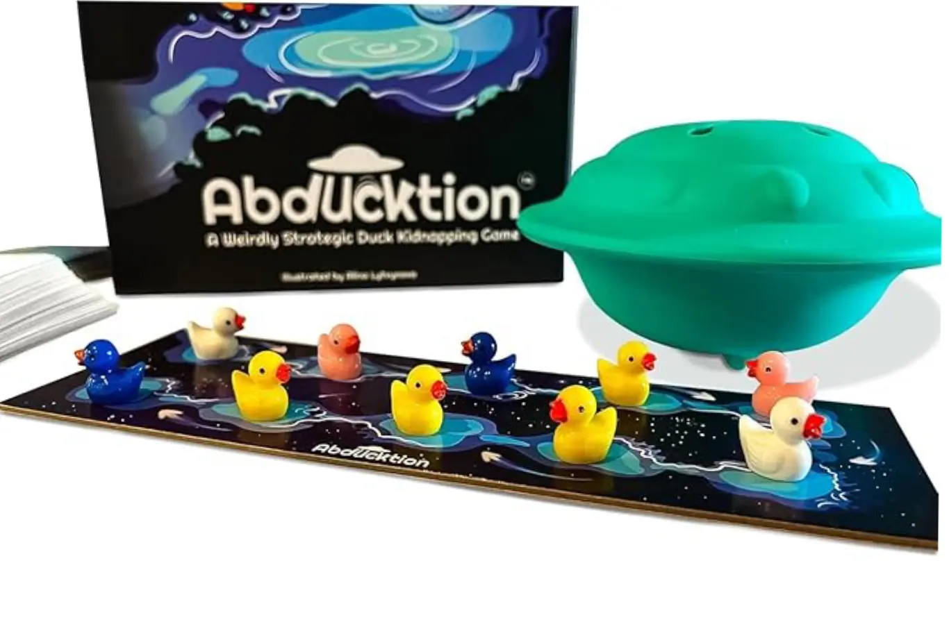 Read more about the article A weirdly Strategic Duck Kidnapping Game, 15-Minutes of Light Strategy of Ducks, a UFO, and Mind-Bending, Shape-Finding Logic!